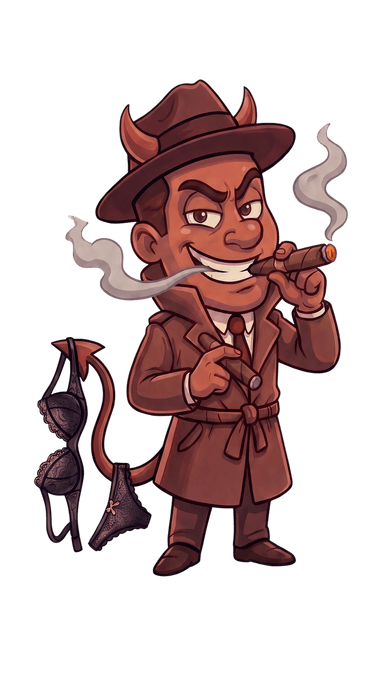 Dumpie — celebration pose, double cigars
