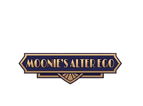 Title banner with deco-fan flourish