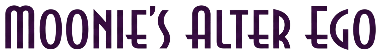 Legacy flat wordmark — Moonie's Alter Ego