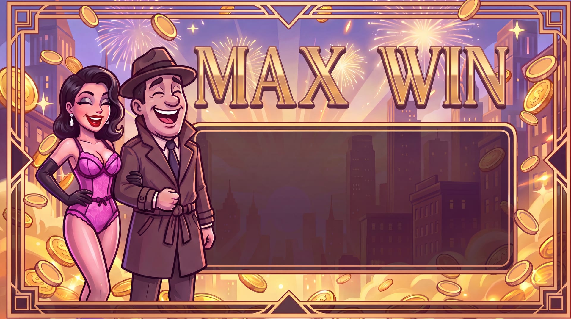 Max Win celebration banner