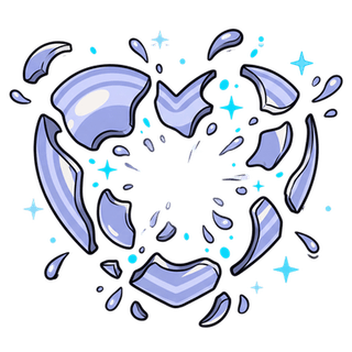 Orb break — the popped heart